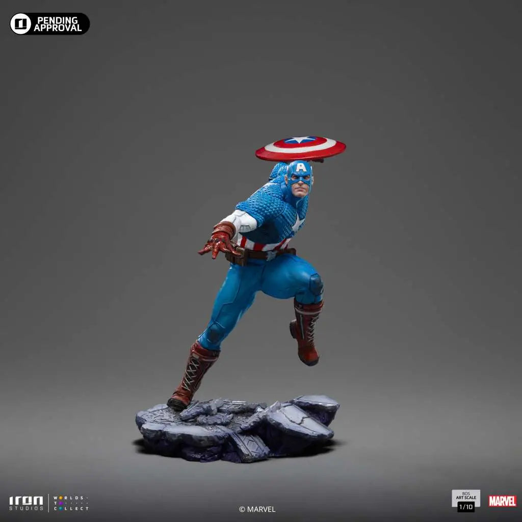 INFINITY GAUNTLET CAPTAIN AMERICA1/10 STATUE IRON STUDIOS