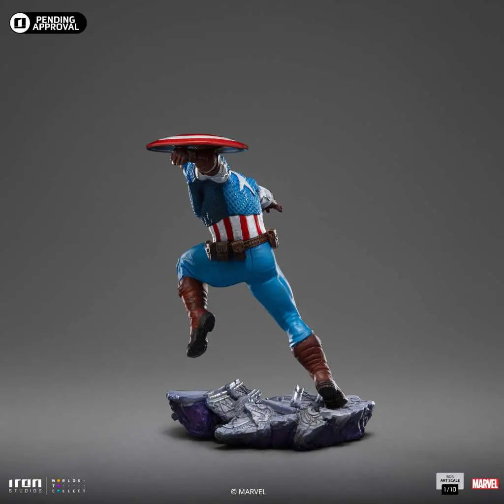 INFINITY GAUNTLET CAPTAIN AMERICA1/10 STATUE IRON STUDIOS