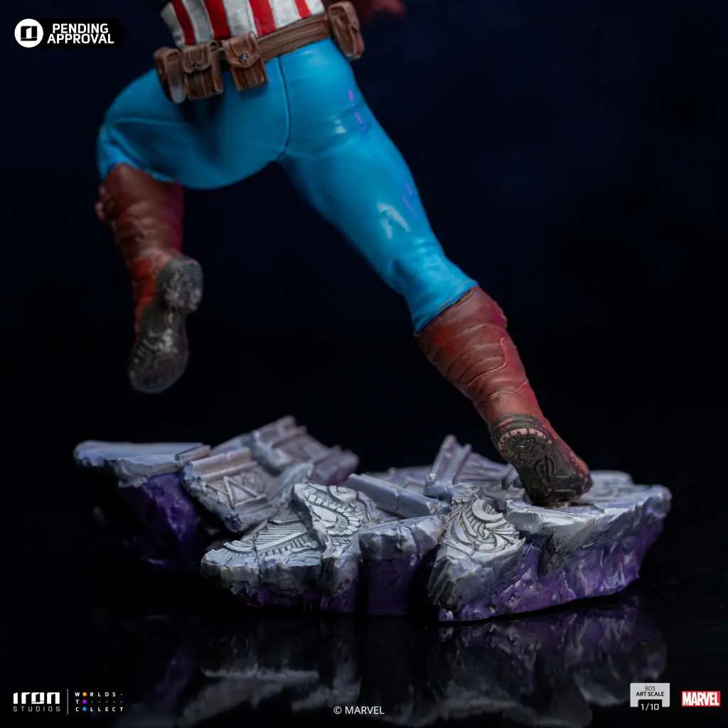 INFINITY GAUNTLET CAPTAIN AMERICA1/10 STATUE IRON STUDIOS