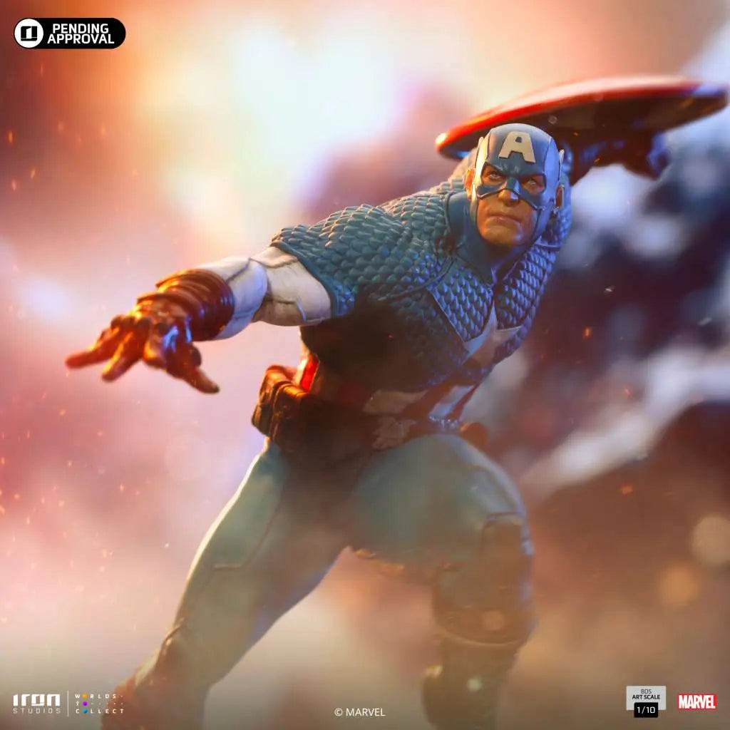 INFINITY GAUNTLET CAPTAIN AMERICA1/10 STATUE IRON STUDIOS