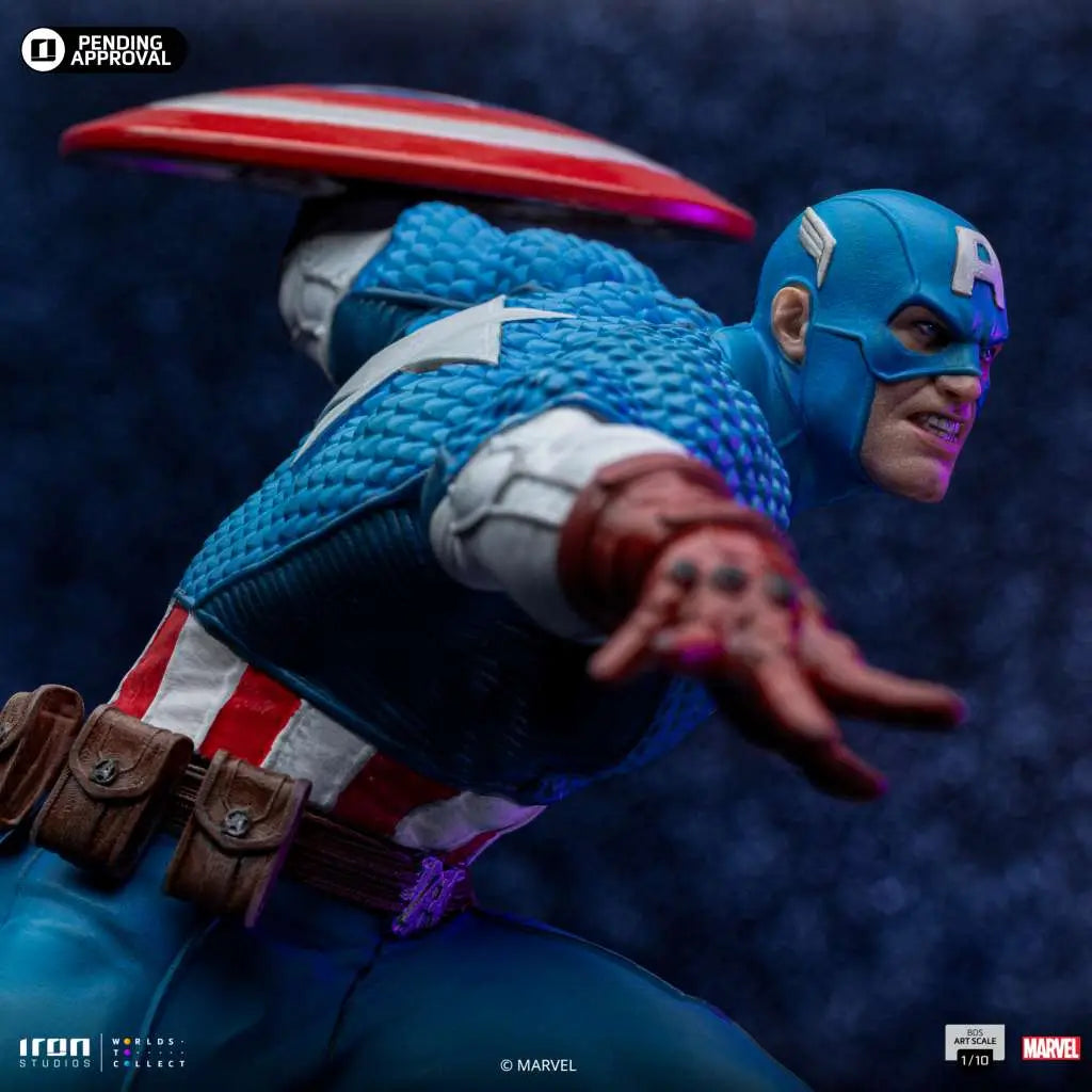 INFINITY GAUNTLET CAPTAIN AMERICA1/10 STATUE IRON STUDIOS
