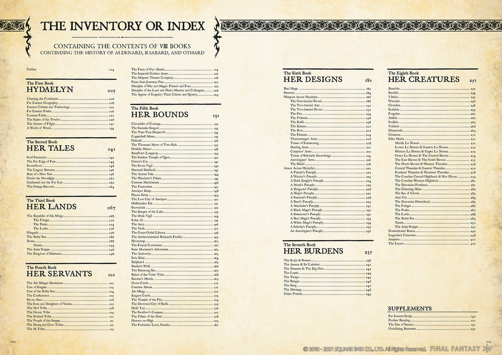 Encyclopaedia Eorzea The World of Final Fantasy XIV Volume II