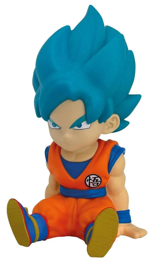 DRAGON BALL SON GOKU SUPER SAIYAN BLUE MONEY BANK PLASTOY