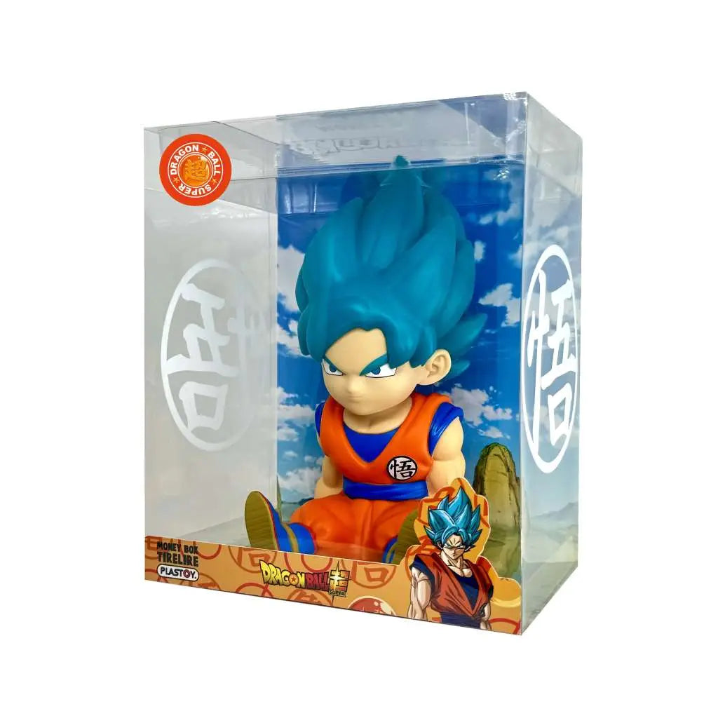 DRAGON BALL SON GOKU SUPER SAIYAN BLUE MONEY BANK PLASTOY