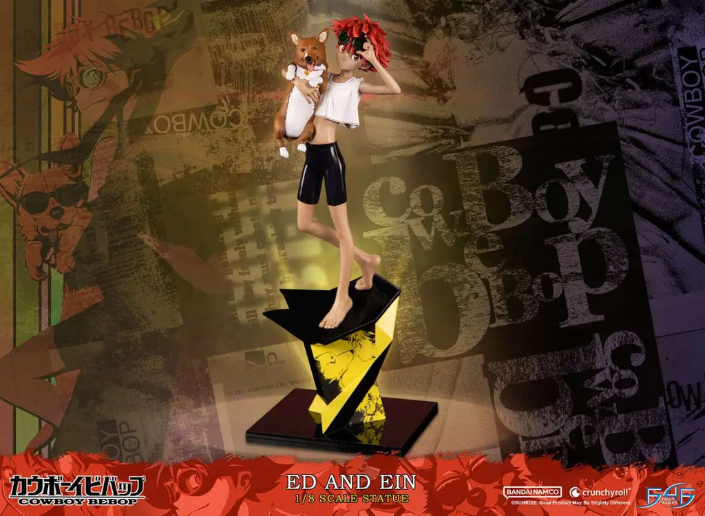 COWBOY BEBOP ED AND EIN 1/8 RESIN STATUE FIRST4FIGURES