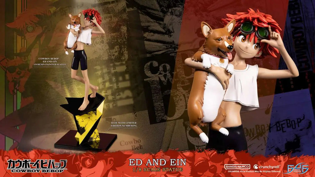 COWBOY BEBOP ED AND EIN 1/8 RESIN STATUE FIRST4FIGURES