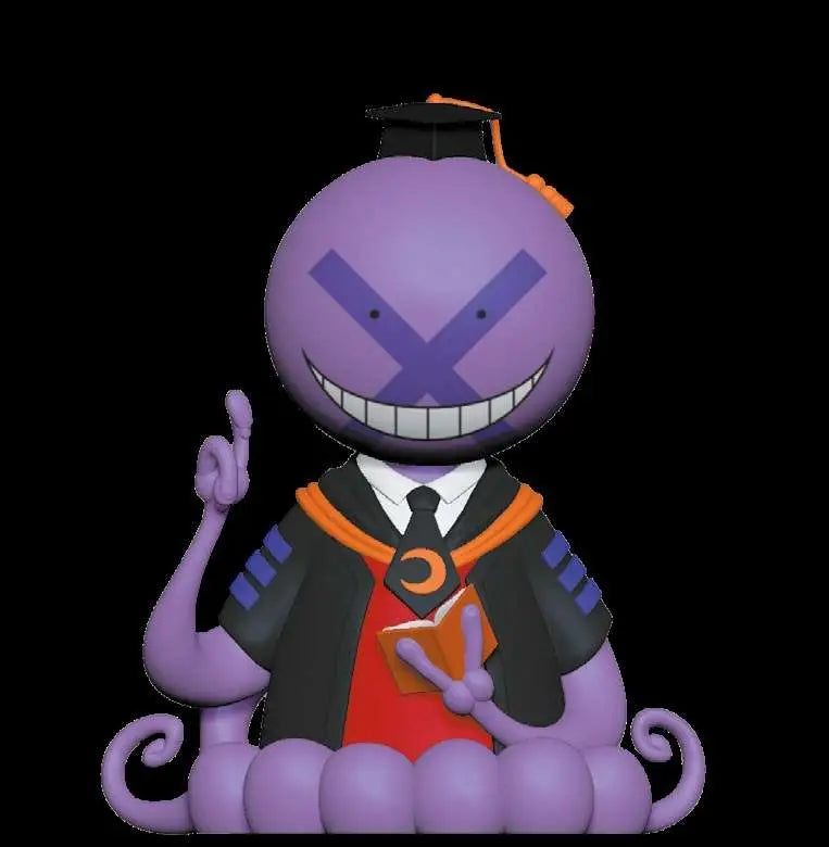 ASSASSINATION CLASSROOM KORO SENSEI PURPLE MONEY BOX PLASTOY