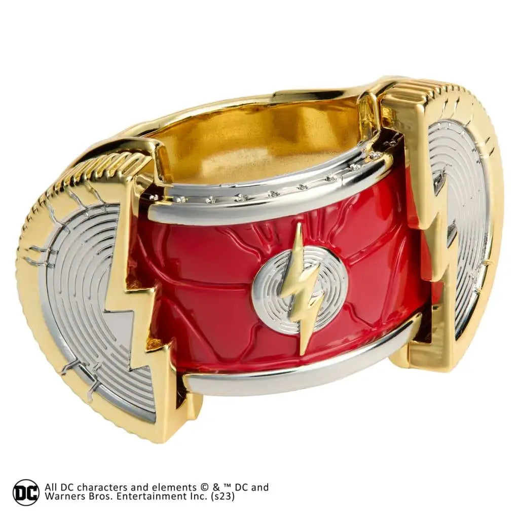 DC FLASH MOVIE PROP REPLICA RING WITH DISPLAY NOBLE COLLECTIONS