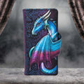 DRAGON TAKE FLIGHT BLUE EMBOSSED WALLET NEMESIS NOW