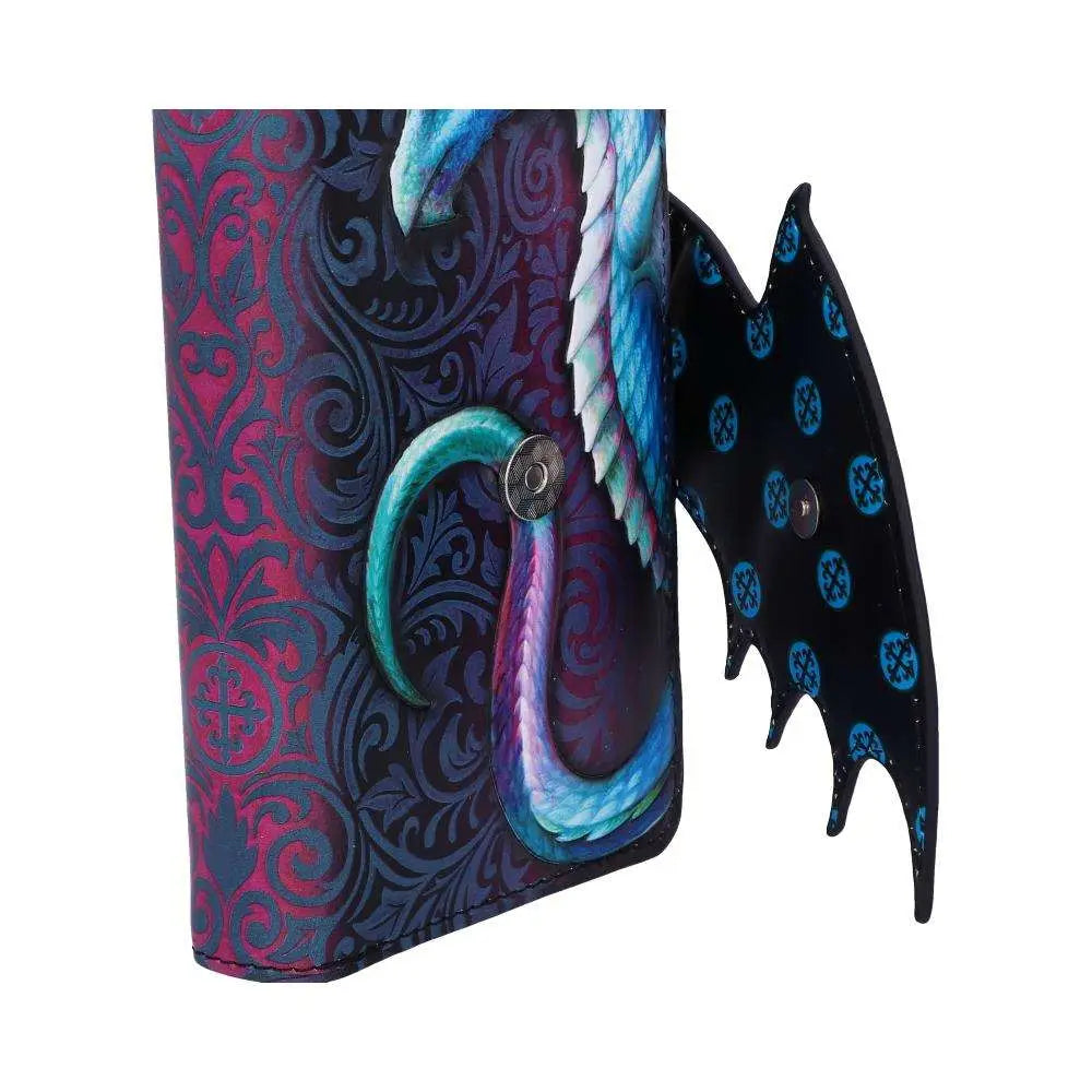 DRAGON TAKE FLIGHT BLUE EMBOSSED WALLET NEMESIS NOW