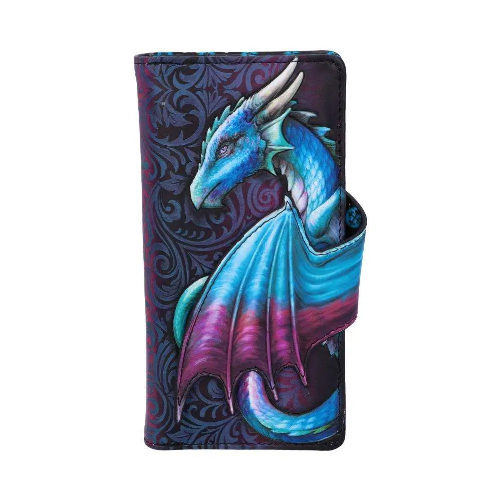 DRAGON TAKE FLIGHT BLUE EMBOSSED WALLET NEMESIS NOW
