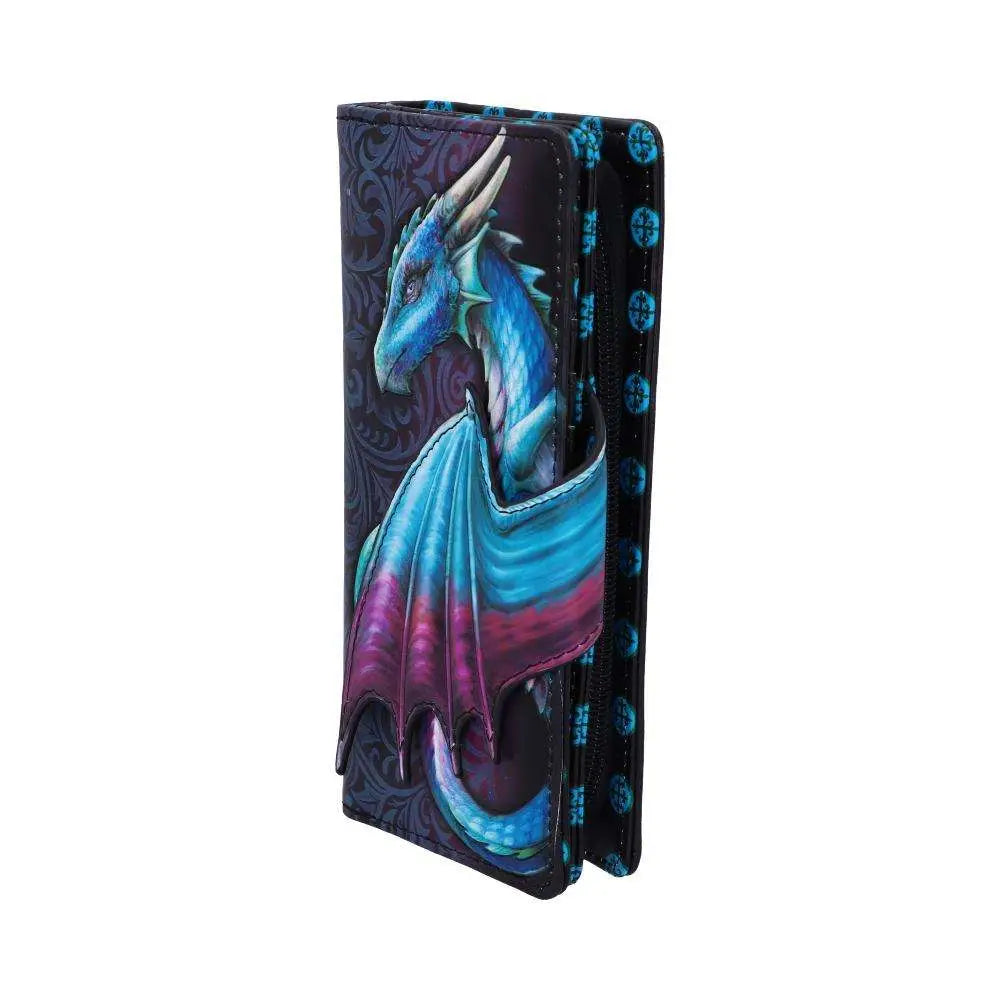 DRAGON TAKE FLIGHT BLUE EMBOSSED WALLET NEMESIS NOW