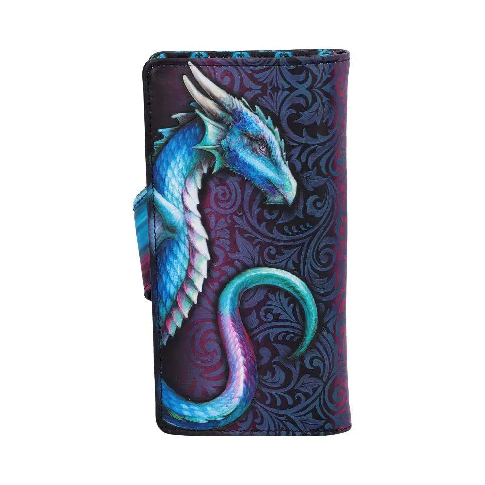 DRAGON TAKE FLIGHT BLUE EMBOSSED WALLET NEMESIS NOW