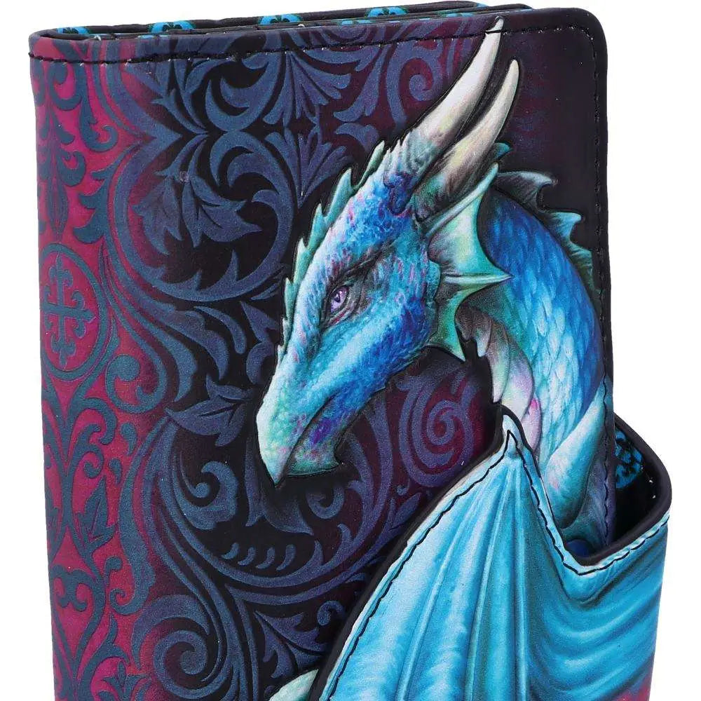 DRAGON TAKE FLIGHT BLUE EMBOSSED WALLET NEMESIS NOW