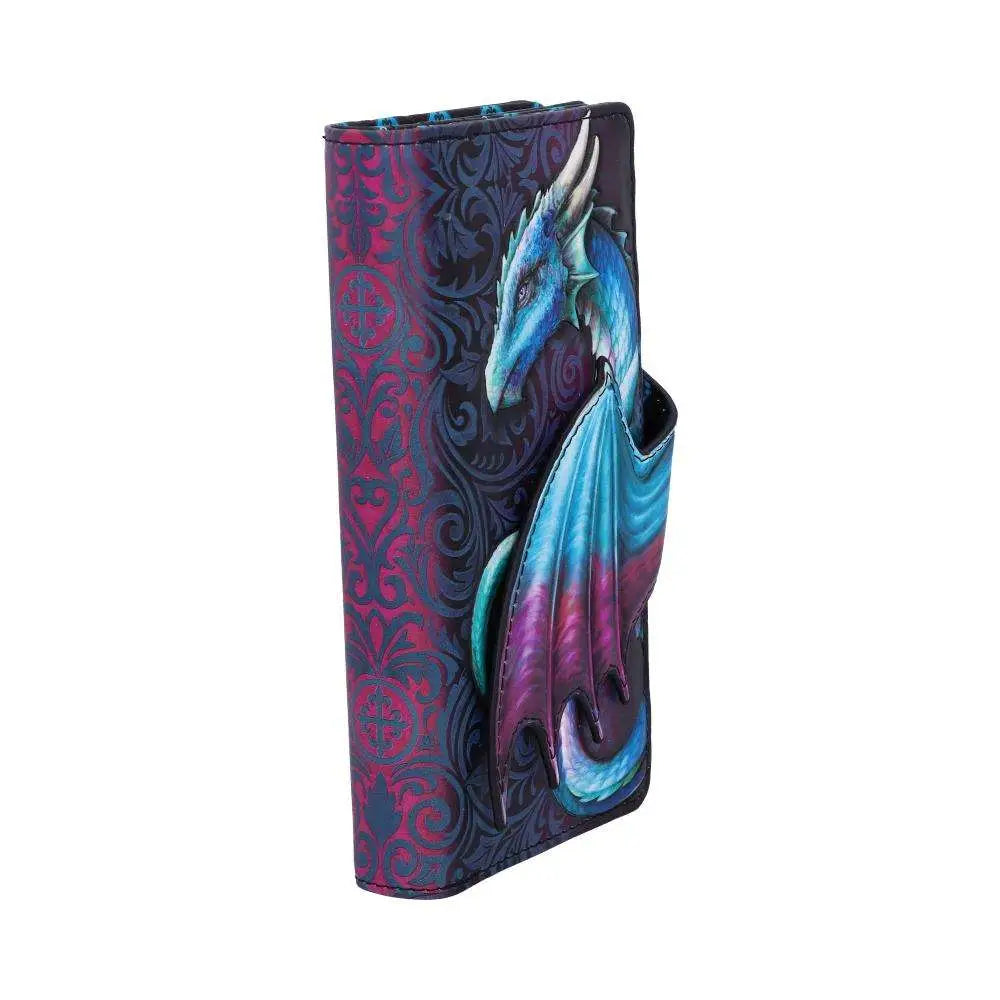 DRAGON TAKE FLIGHT BLUE EMBOSSED WALLET NEMESIS NOW
