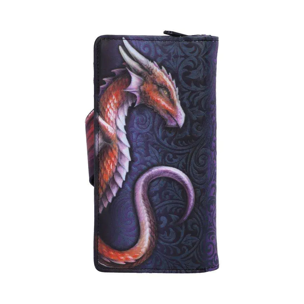 DRAGON TAKE FLIGHT RED EMBOSSED WALLET NEMESIS NOW