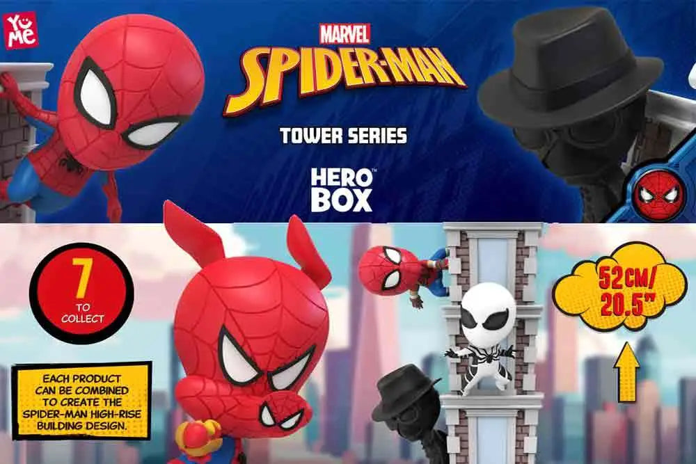 YuMe Hero Box - Spider-Man Tower Series Display (6)