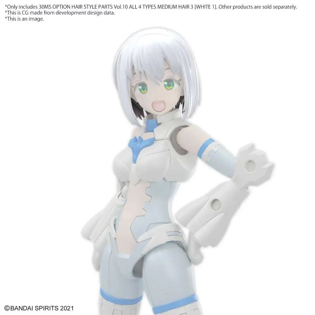 30MS OPTION HAIR STYLE PARTS VOL 10 ALL 4 TYPES BANDAI MODEL KIT GUNPLA