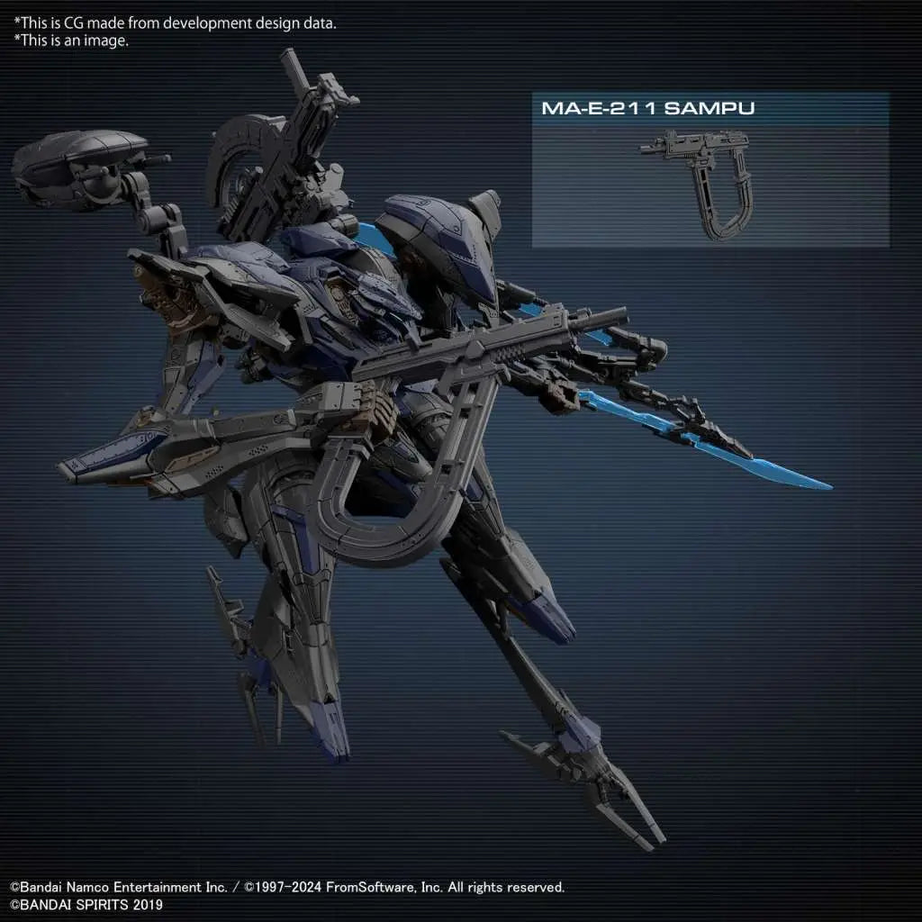 30MM ARMORED CORE VI SCHNEIDER NACHTREIHER/40E STEEL HAZE Bandai