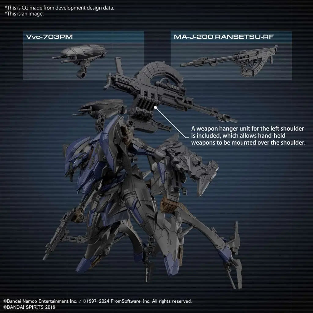 30MM ARMORED CORE VI SCHNEIDER NACHTREIHER/40E STEEL HAZE Bandai