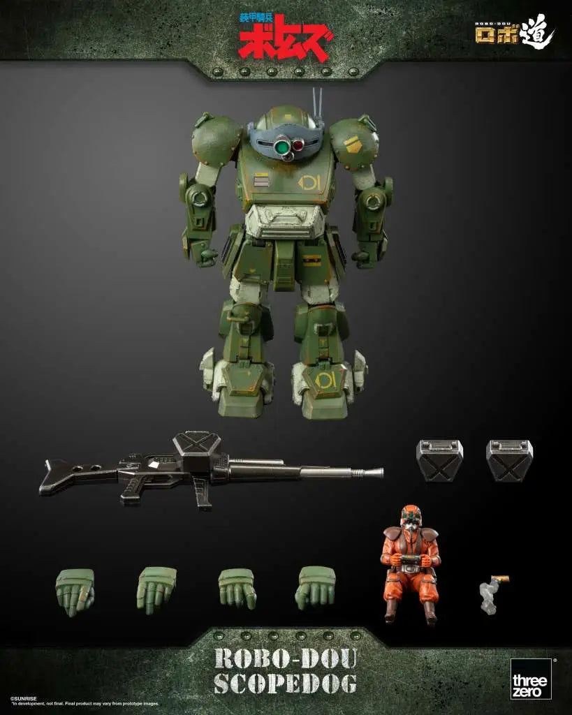 ROBO-DOU ARMORED TROOPER VOTOMS SCOPEDOG THREEA TOYS/THREEZERO