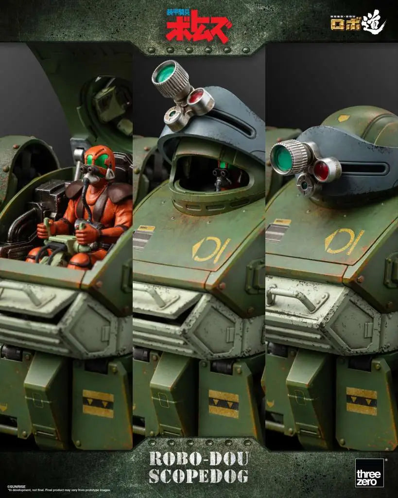 ROBO-DOU ARMORED TROOPER VOTOMS SCOPEDOG THREEA TOYS/THREEZERO