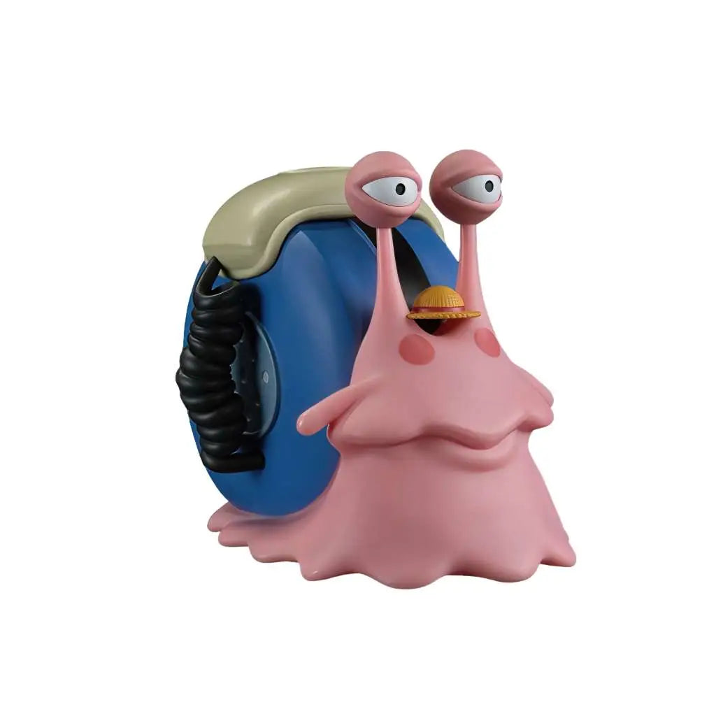 ONE PIECE LUFFY TRANSPONDER SNAIL MONEY BOX PLASTOY