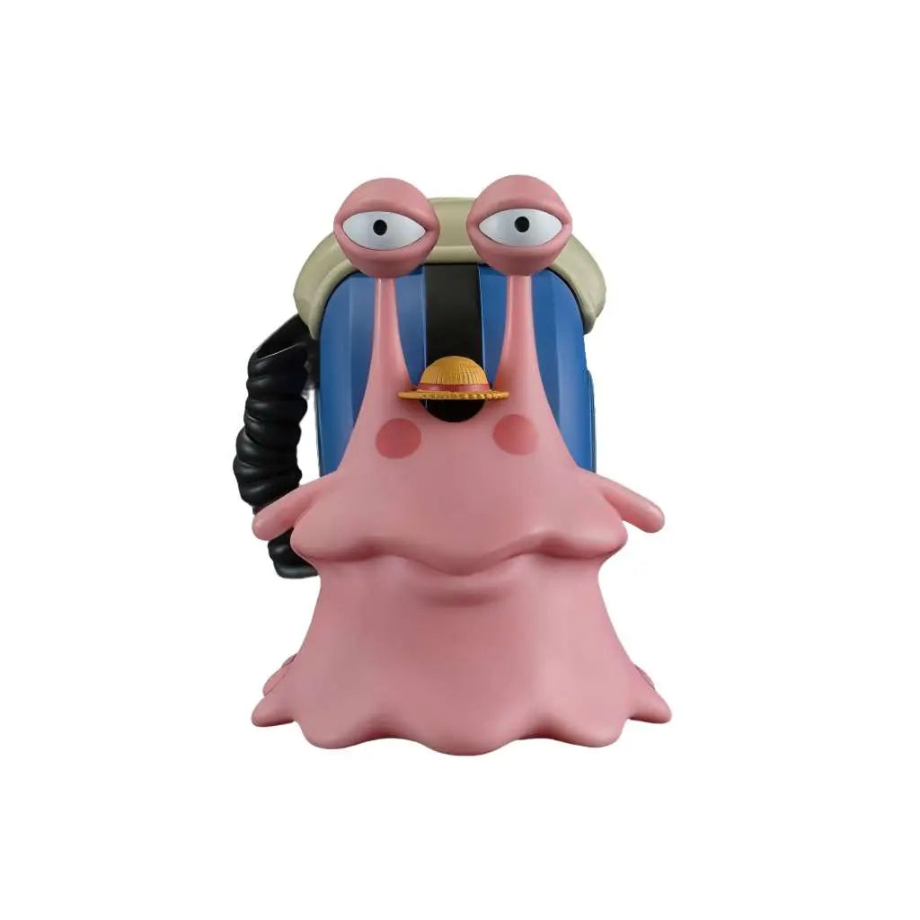 ONE PIECE LUFFY TRANSPONDER SNAIL MONEY BOX PLASTOY