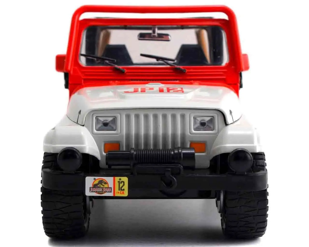 Jurassic Park 1992 Jeep Wrangler YJ Sahara 1 24 Die Cast Model Jada Toys