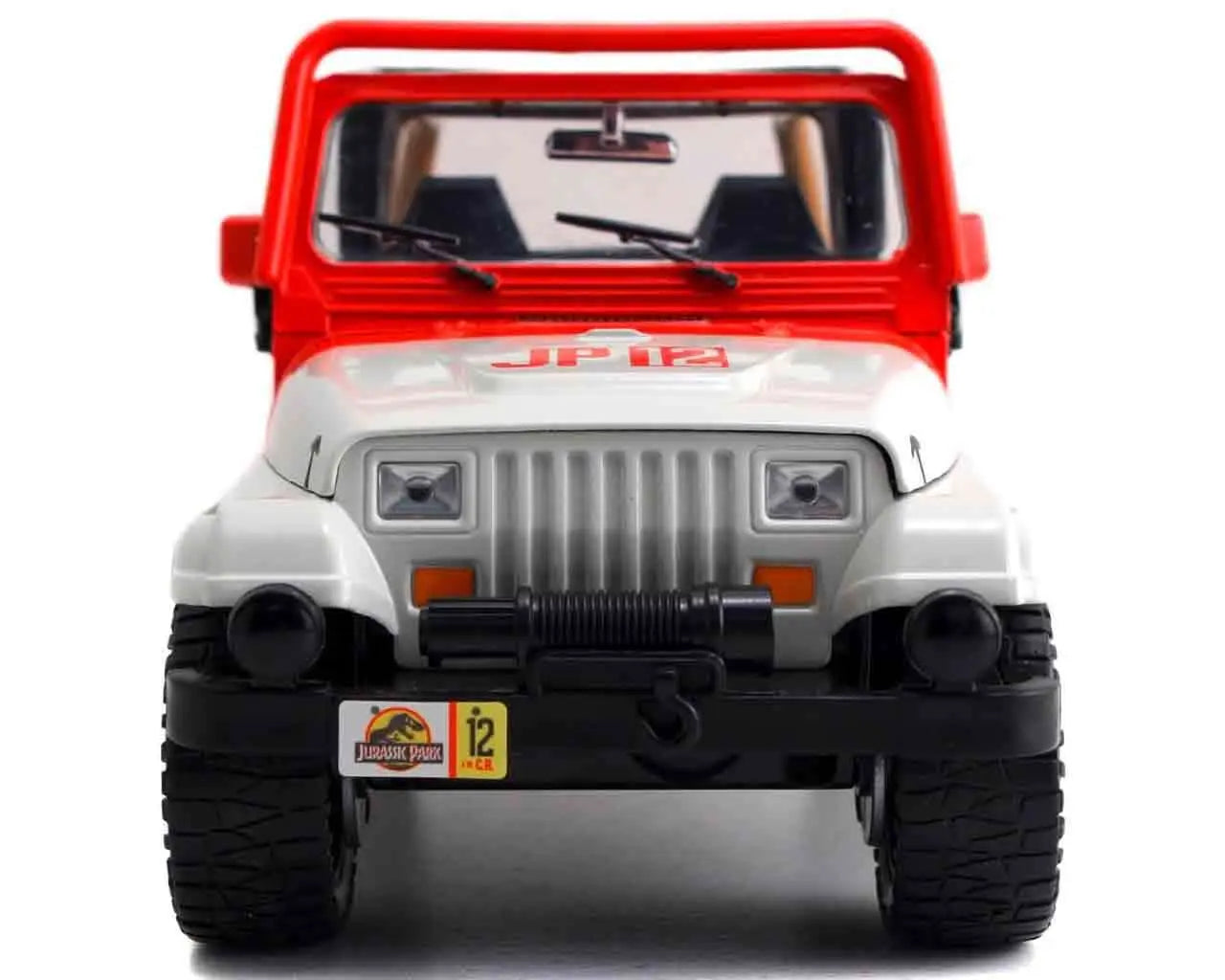 Jurassic Park 1992 Jeep Wrangler YJ Sahara 1 24 Die Cast Model Jada Toys