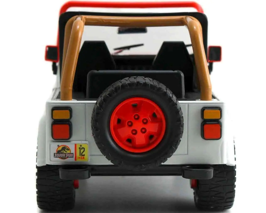 Jurassic Park 1992 Jeep Wrangler YJ Sahara 1 24 Die Cast Model Jada Toys