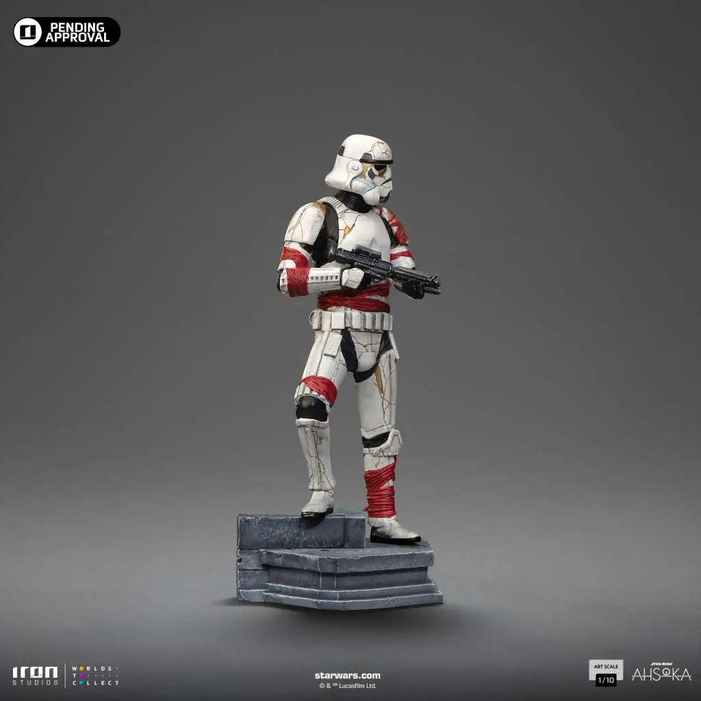 Star Wars ASHOKA NIGHT TROOPER 1/10 STATUE IRON STUDIOS