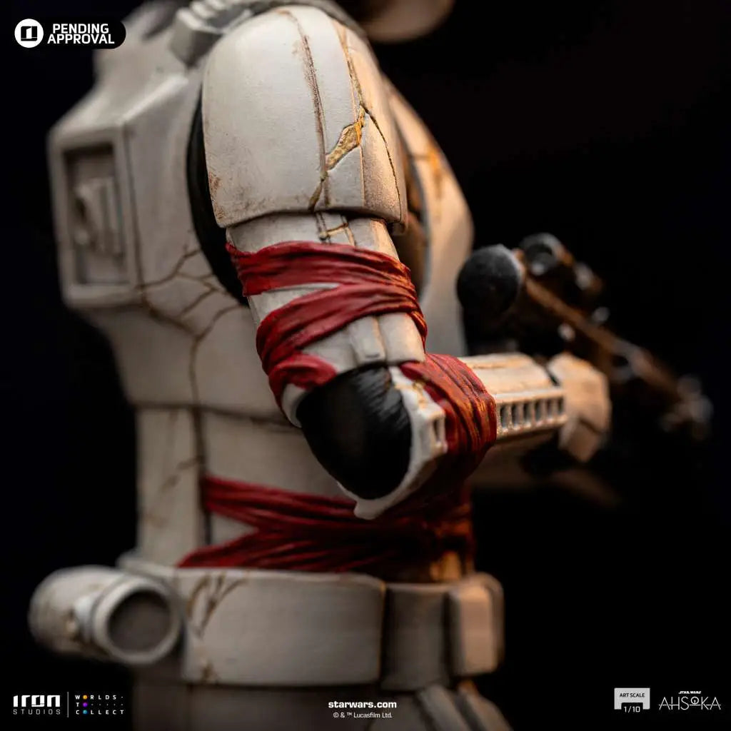 Star Wars ASHOKA NIGHT TROOPER 1/10 STATUE IRON STUDIOS