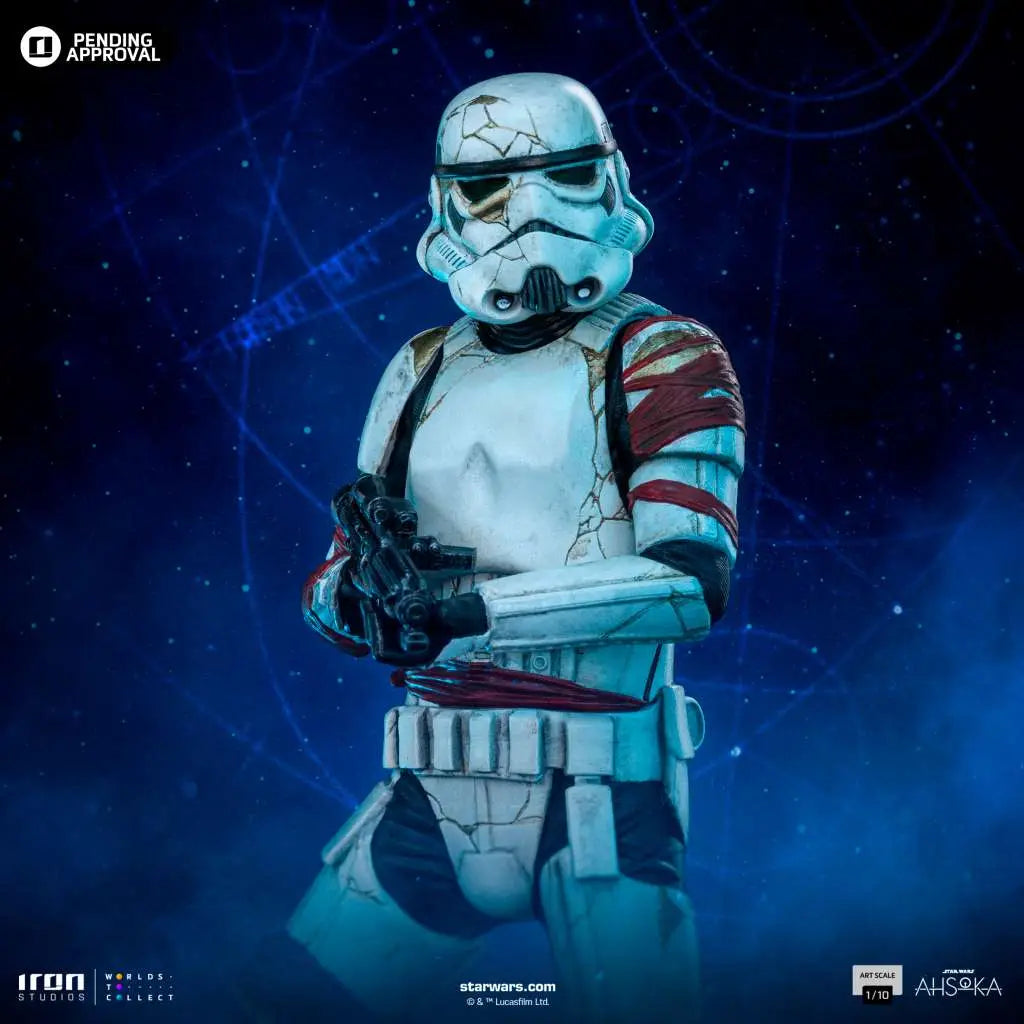 Star Wars ASHOKA NIGHT TROOPER 1/10 STATUE IRON STUDIOS