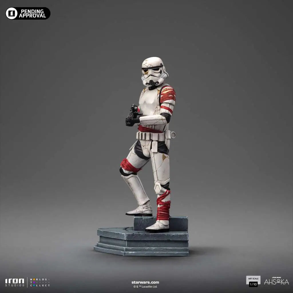 Star Wars ASHOKA NIGHT TROOPER 1/10 STATUE IRON STUDIOS