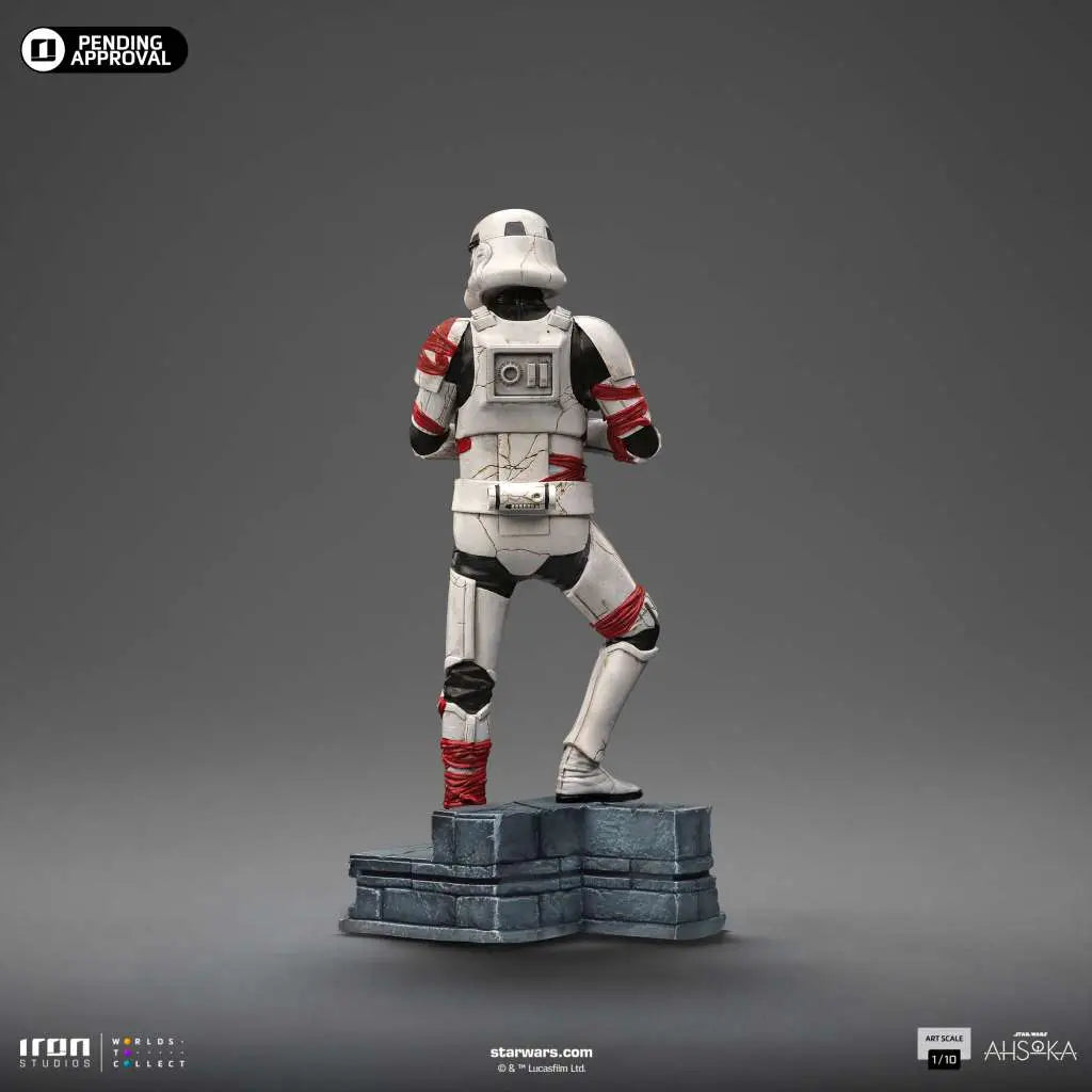 Star Wars ASHOKA NIGHT TROOPER 1/10 STATUE IRON STUDIOS