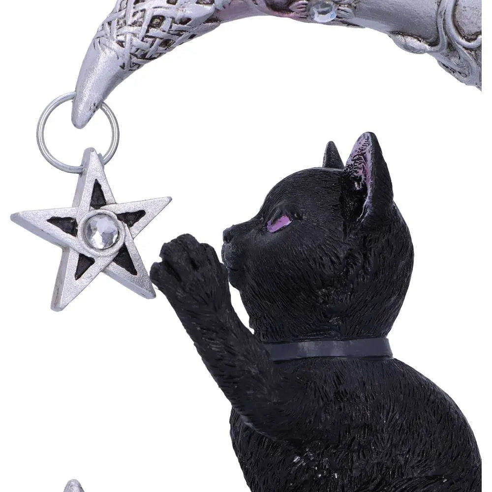 LUNA COMPANION MOON AND CAT ORNAMENT NEMESIS NOW