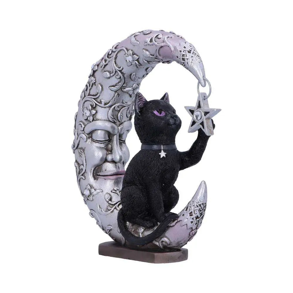 LUNA COMPANION MOON AND CAT ORNAMENT NEMESIS NOW