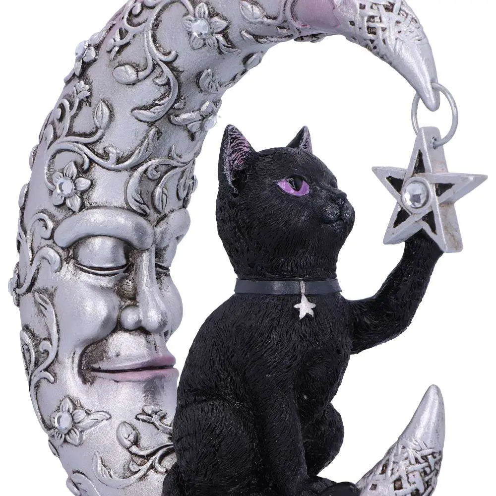 LUNA COMPANION MOON AND CAT ORNAMENT NEMESIS NOW