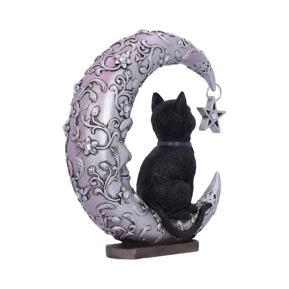 LUNA COMPANION MOON AND CAT ORNAMENT NEMESIS NOW