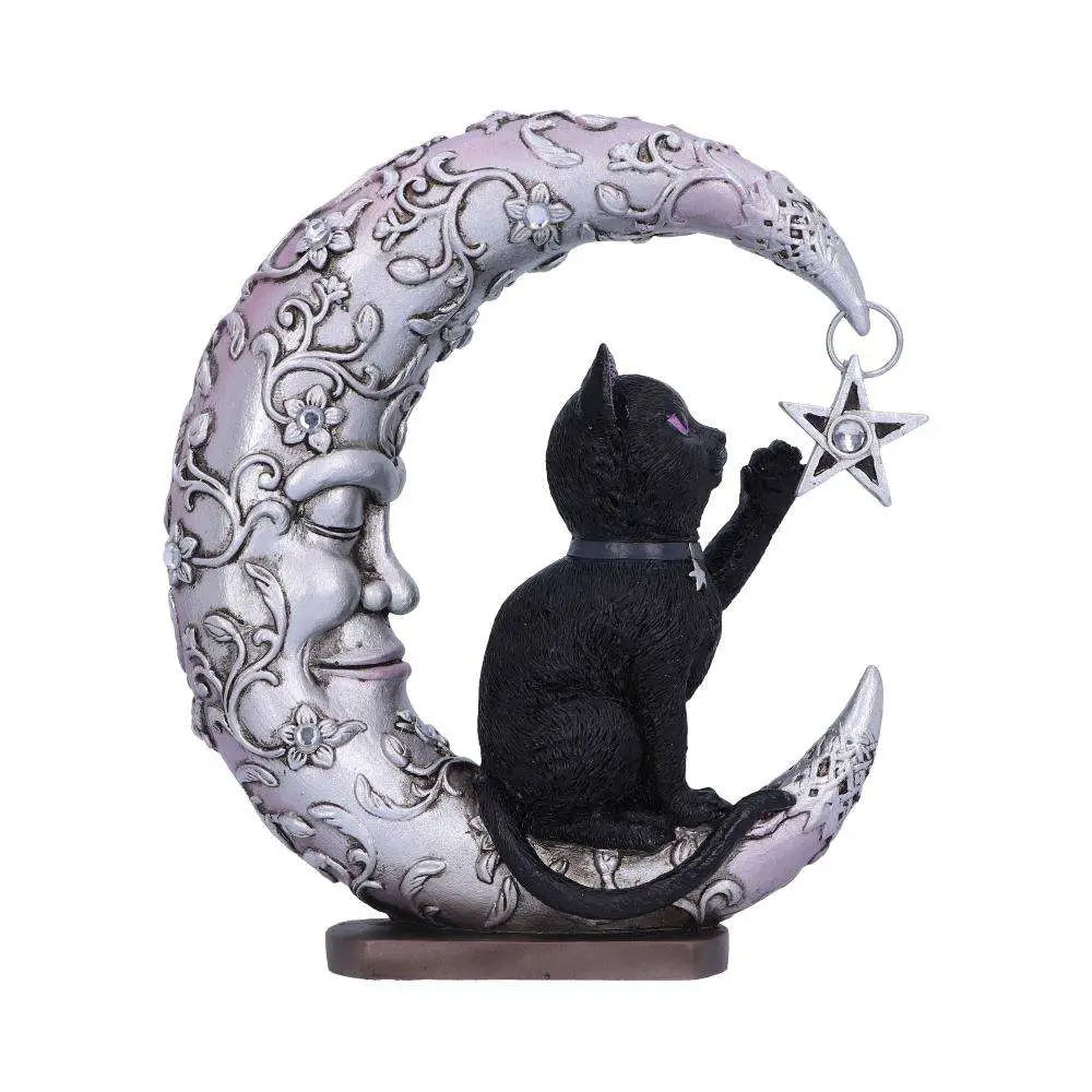 LUNA COMPANION MOON AND CAT ORNAMENT NEMESIS NOW
