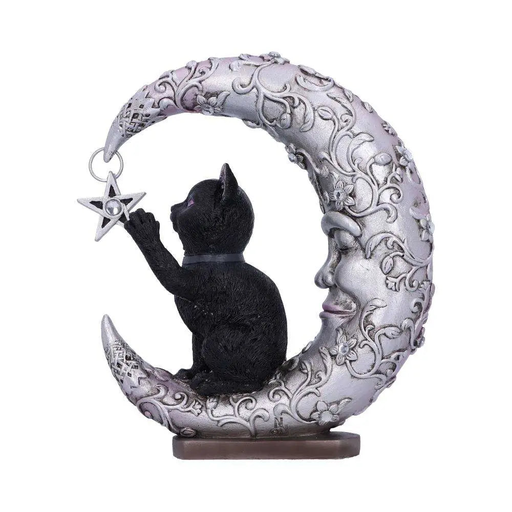 LUNA COMPANION MOON AND CAT ORNAMENT NEMESIS NOW