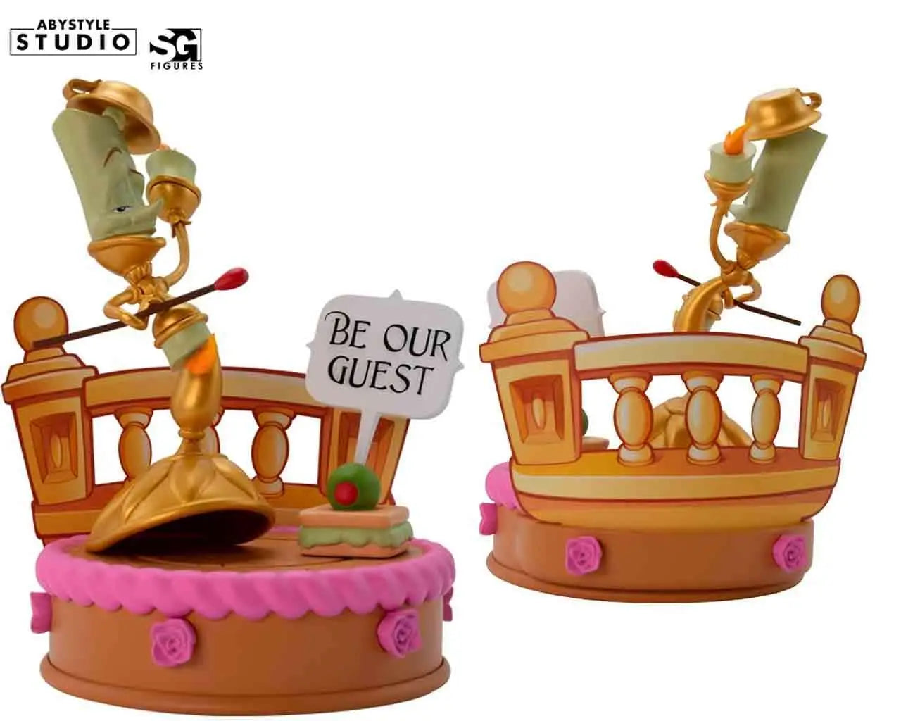 DISNEY BEAUTY & BEAST LUMIERE SUPER FIGURE COLLECTION 1/10 STATUE Abystyle Studio