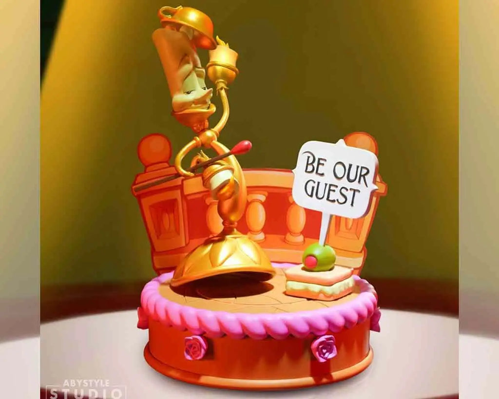 DISNEY BEAUTY & BEAST LUMIERE SUPER FIGURE COLLECTION 1/10 STATUE Abystyle Studio