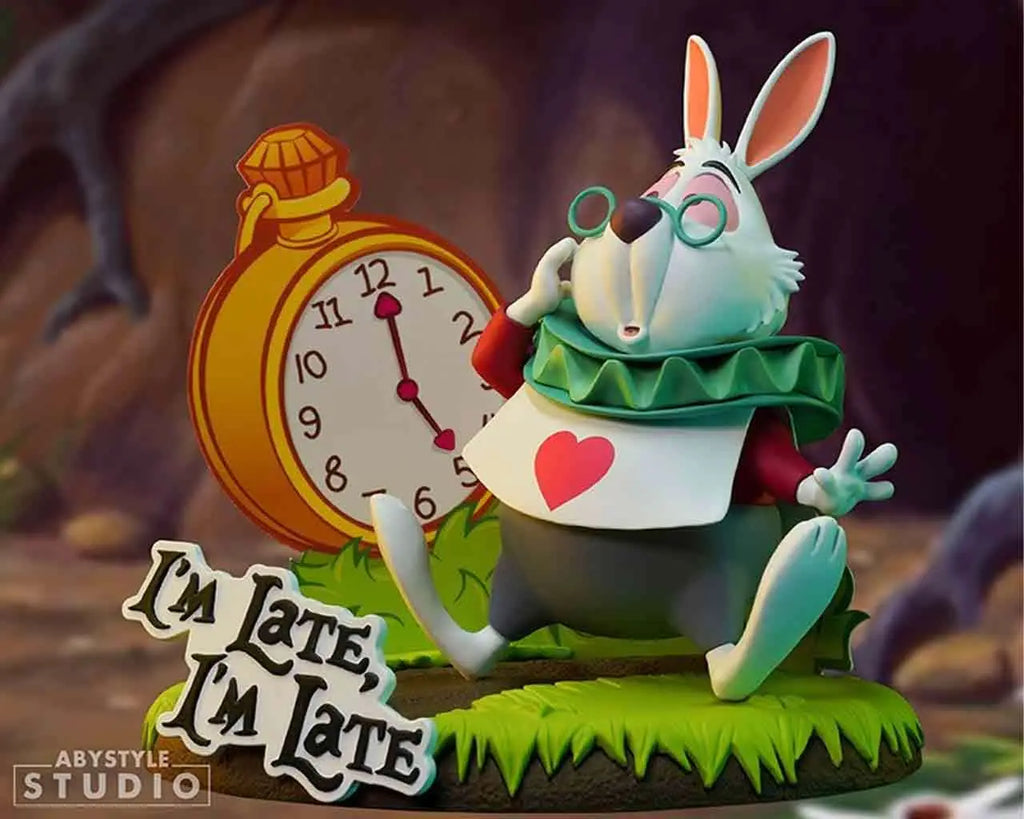 DISNEY ALICE IN WONDERLAND WHITE RABBIT SFC 1/10 PVC STATUE Abystyle Studio