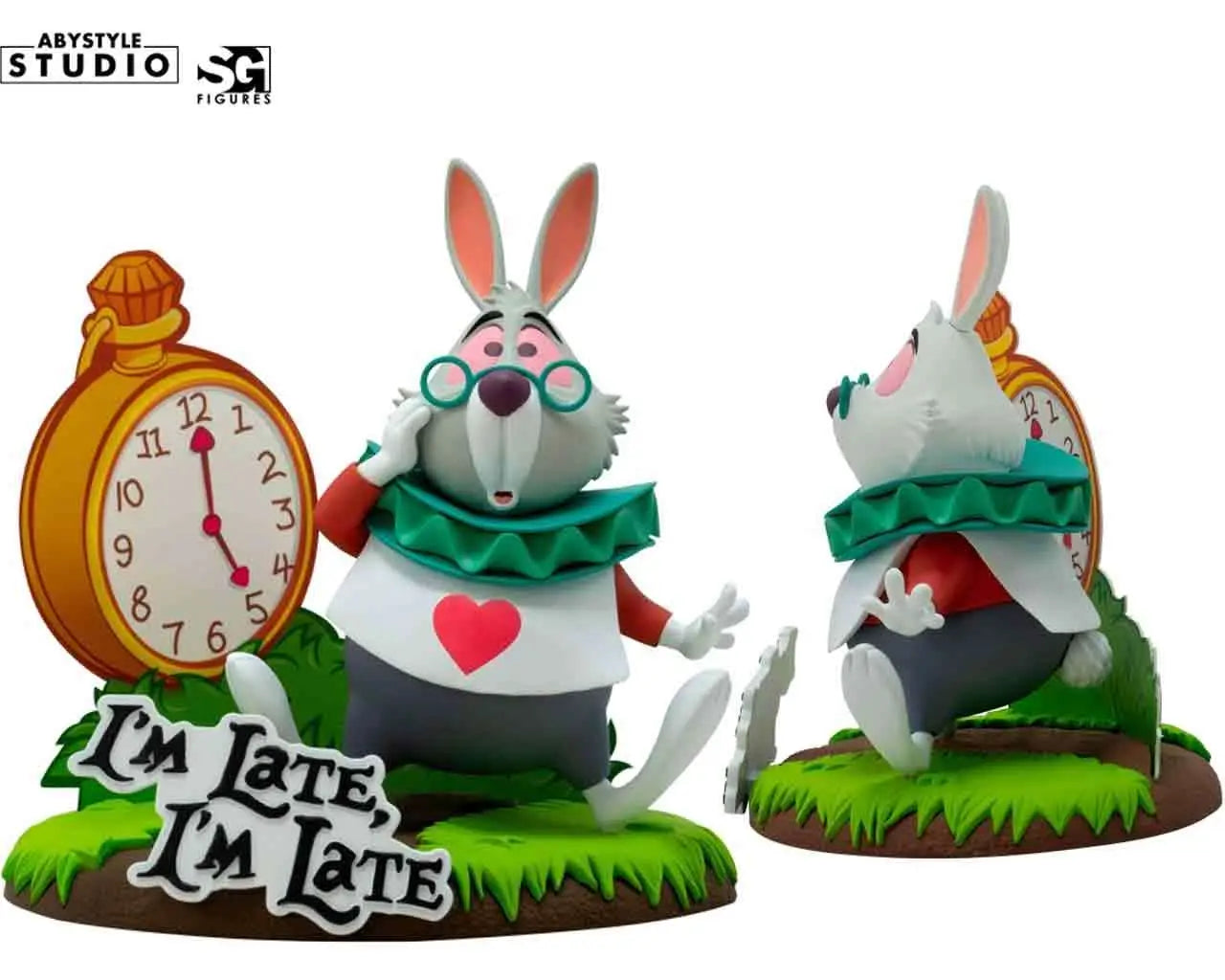 DISNEY ALICE IN WONDERLAND WHITE RABBIT SFC 1/10 PVC STATUE Abystyle Studio