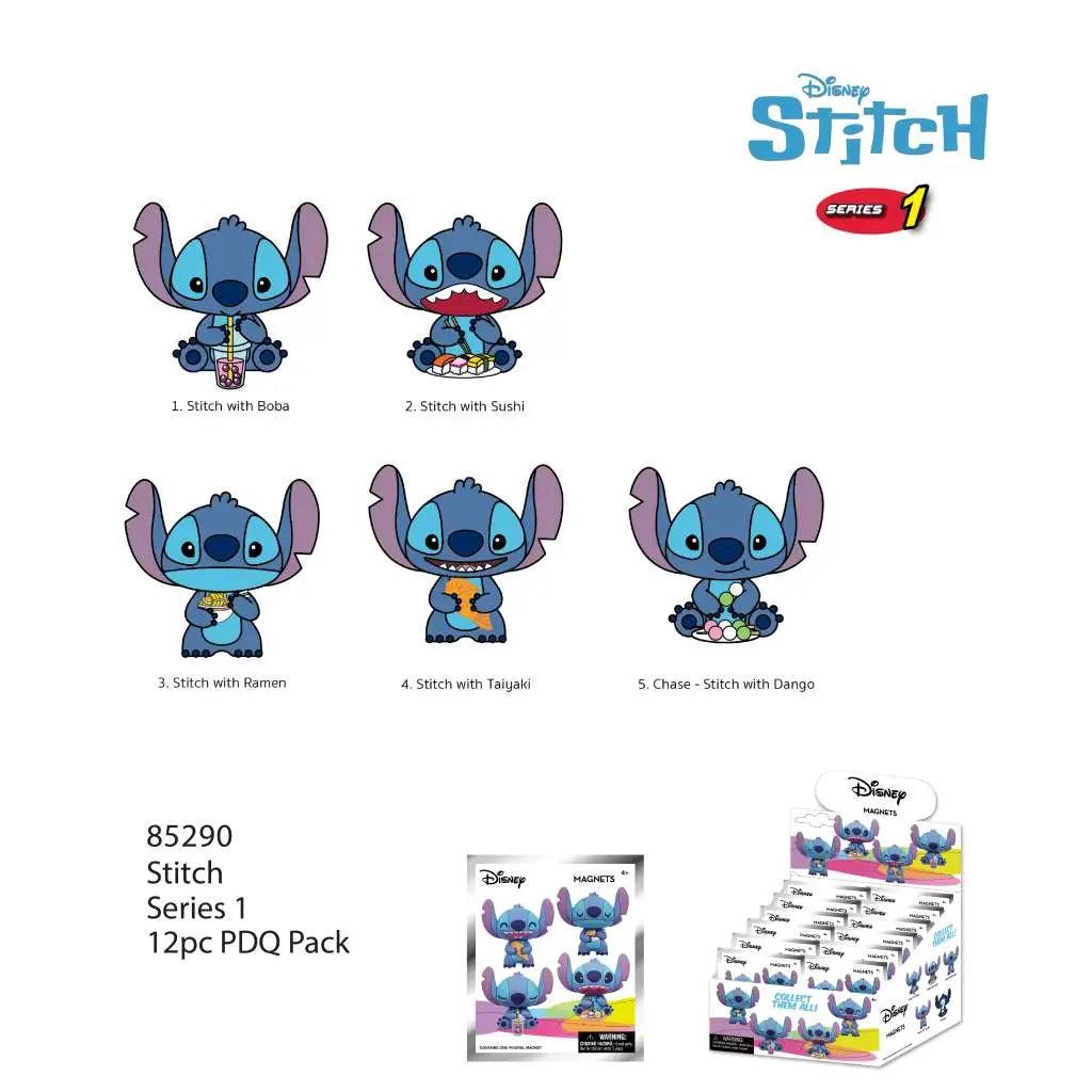 STITCH S1 MAGNETS BLIND PACK DISPLAY 12 MONOGRAM