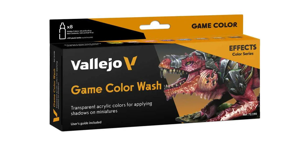 GAME COLOR SET 72190 GAME COLOR WASH VALLEJO