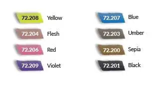 GAME COLOR SET 72190 GAME COLOR WASH VALLEJO