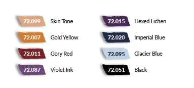 GAME COLOR SET 72194 PURPLE DRAGONS VALLEJO